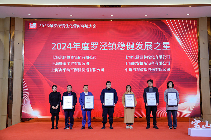 上海劍平獲穩(wěn)健發(fā)展之星稱號